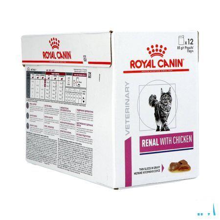 Royal Canin Vdiet Feline Renal Chicken 12X85G
