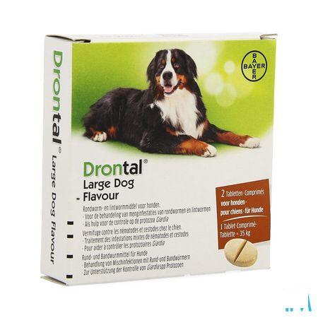 Drontal Large Dog Flavour Tabletten 2