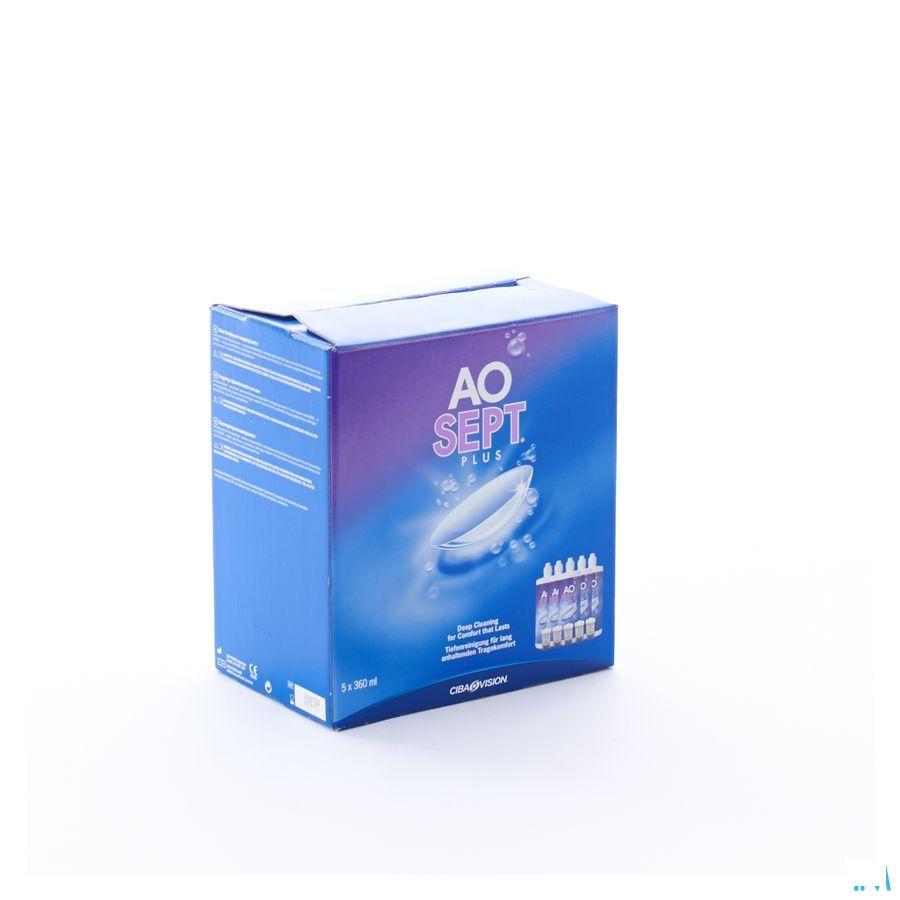 Aosept Plus 6 Maandpack 5x360 ml 