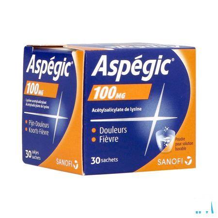 Aspegic 100 Pulv 30x 100 mg