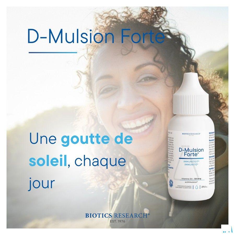 Biotics D-Mulsion Forte (Vitamine D) 29.6 ml  -  Energetica Natura