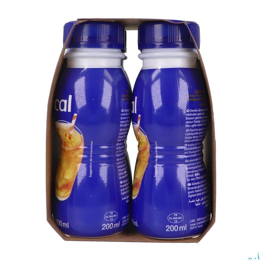 Delical Fruitdrink Sinaasappel 4X200 ml