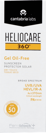 Heliocare 360 Gel Oil Free Ip50 Tube 50 ml  -  Hdp Medical Int.