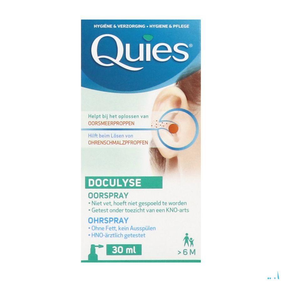 Quies Doculyse Tegen Proppen Oorsmeer Spray 30 ml  -  Quies