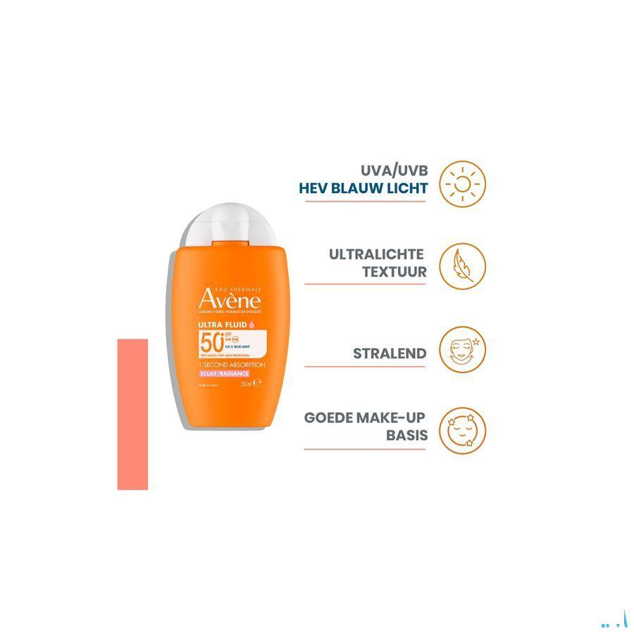 Avene Zon Spf50+ Ultra Fluid Eclat Radiance 50 ml