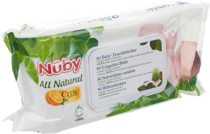 Nuby Nt Lingettes Pour Le Change 80 Lingettes - 0m +   -  New Valmar