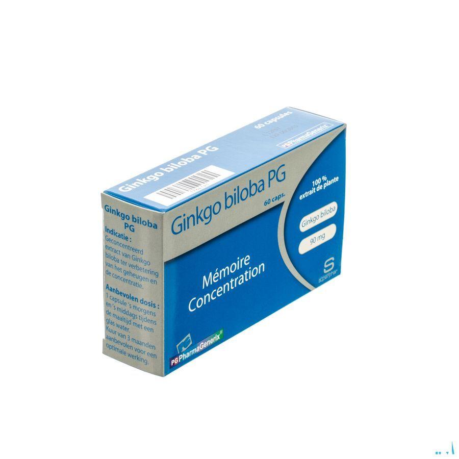 Gingko Biloba Pg Pharmagenerix Capsule 60  -  Superphar