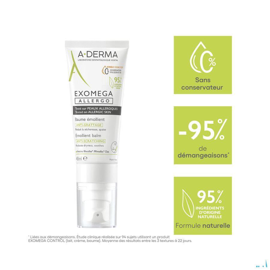 Aderma Exomega Allergo Emolierende Balsem 40 ml
