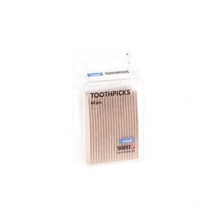 Tandex Toothpicks Wood 80  -  Deprophar