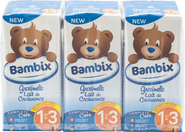 Bambix Lait Croissance Nature 1-3A 3X200 ml