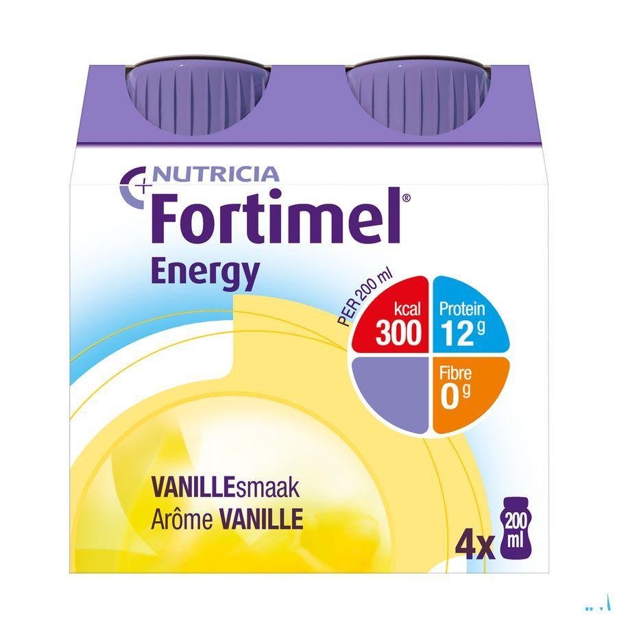 Fortimel Energy Vanille 4x200 ml 2320521  -  Nutricia