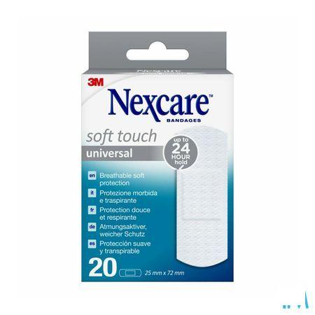 Nexcare 3M Soft Touch Universal 25Mmx72Mm Strips20  -  3M