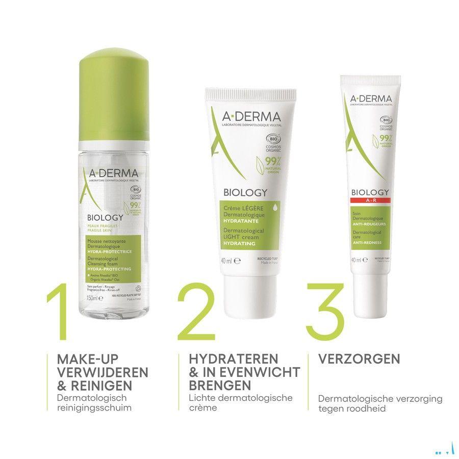 Aderma Biology Mousse Nettoyante Hydra Prot. 150 ml