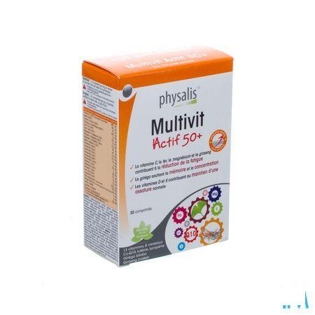 Physalis Multivit Actif 50 + Tabletten 30 P10322  -  Keypharm