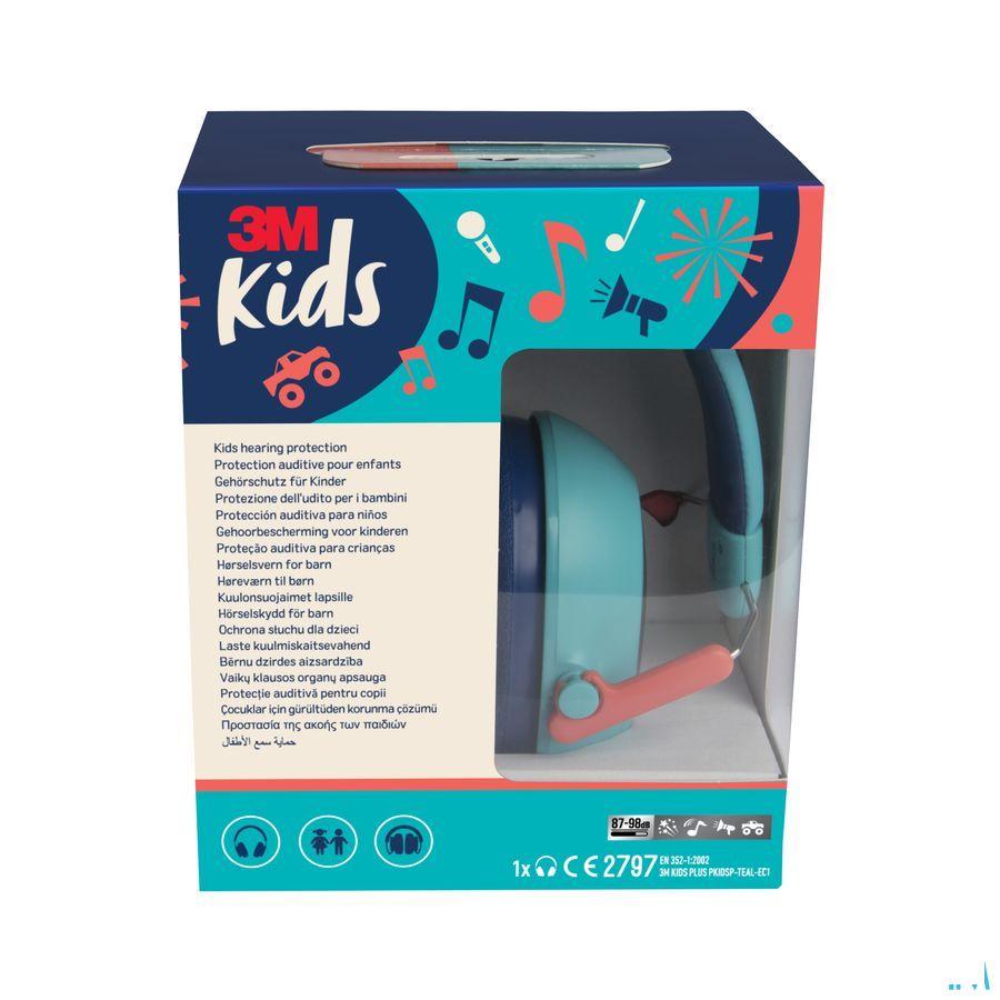 3M Kids Plus Gehoorbesch. Oorkap Kind Groenblauw
