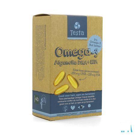 Testa Omega 3 Huile Algues Dha/Epa Softgels 60  -  Nutrifarma