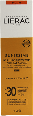 Lierac Sunissime Baby Fluid Dore Visage Ip30 Tb 40 ml
