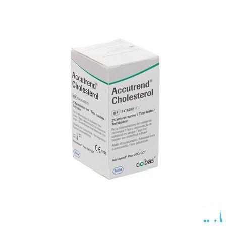 Accutrend Cholesterol Strips 25 11418262165  -  Roche Diagnostics