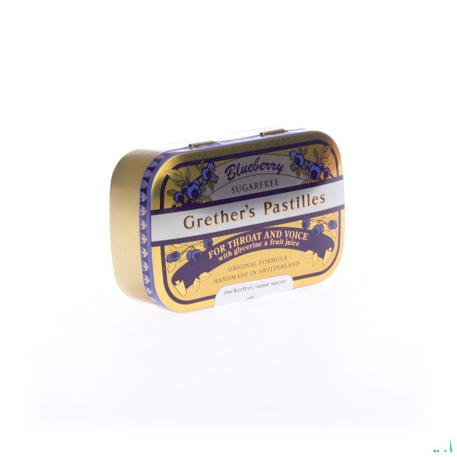 Grether's Pastilles Blueberry Zs 110 gr  -  Melisana