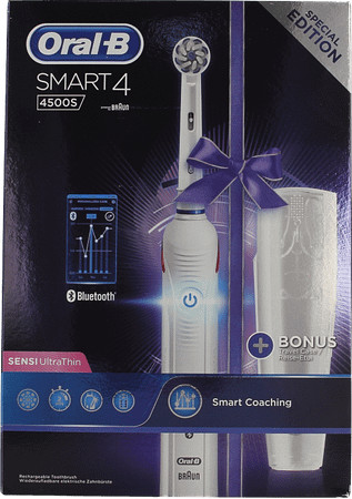 Oral-B Smart 4500S Sens. Tb Elec. Zwart+Travelcase