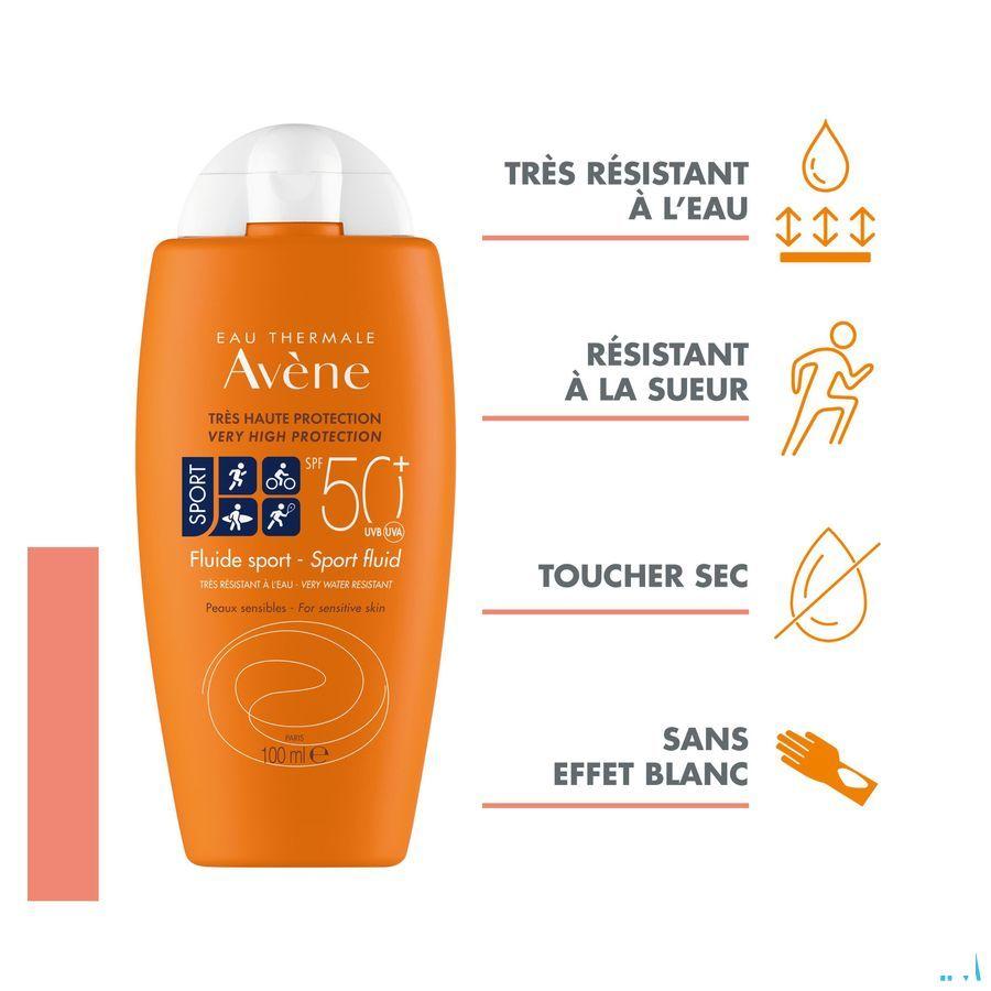 Avene Zon Fluide Sport Ip50 + Flacon 100 ml  -  Avene