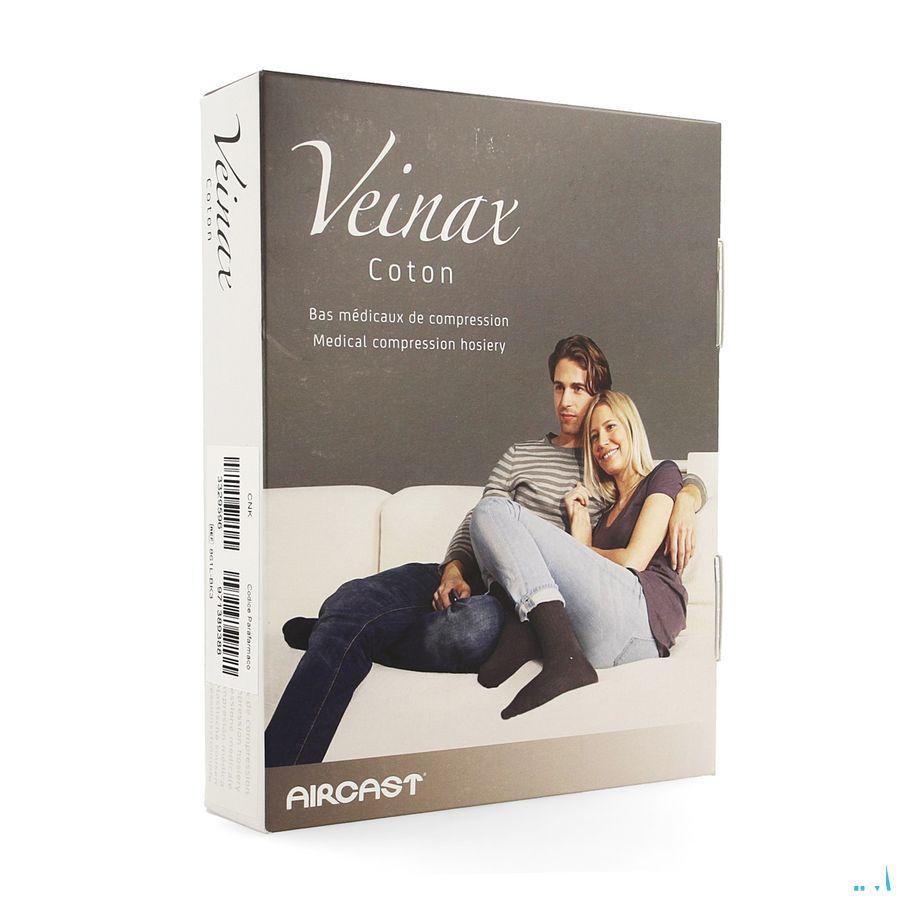 Veinax Chausset. Homme Coton 2 Long Noir Taille 3
