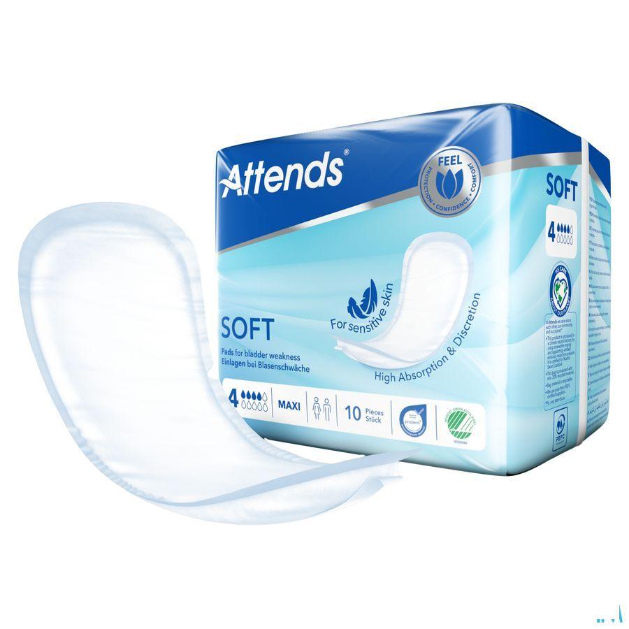 Attends Soft 4 Maxi Inleg Anatom. 1x 8