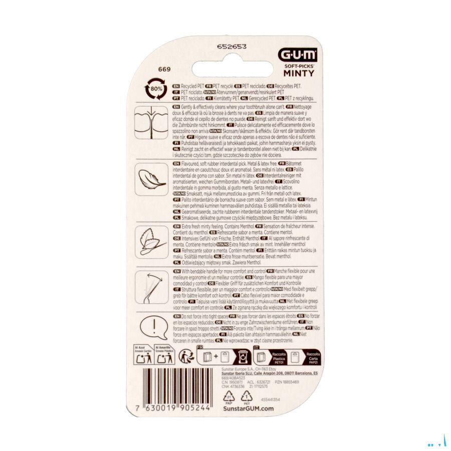 Gum Soft Picks Minty Small 40