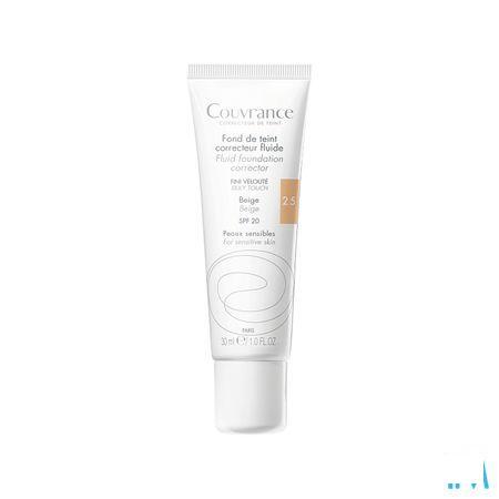 Avene Couvrance Fdt Correct. Fluide 2,5 Beige 30 ml  -  Avene
