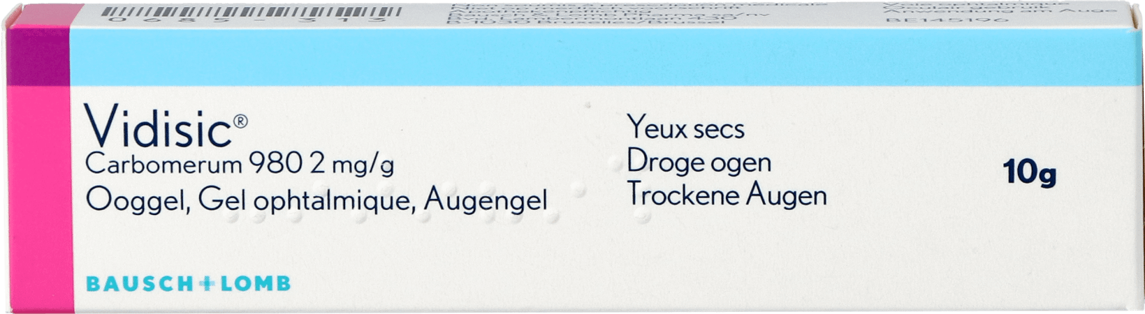 Vidisic Ooggel - Gel Oculaire 10 Gr