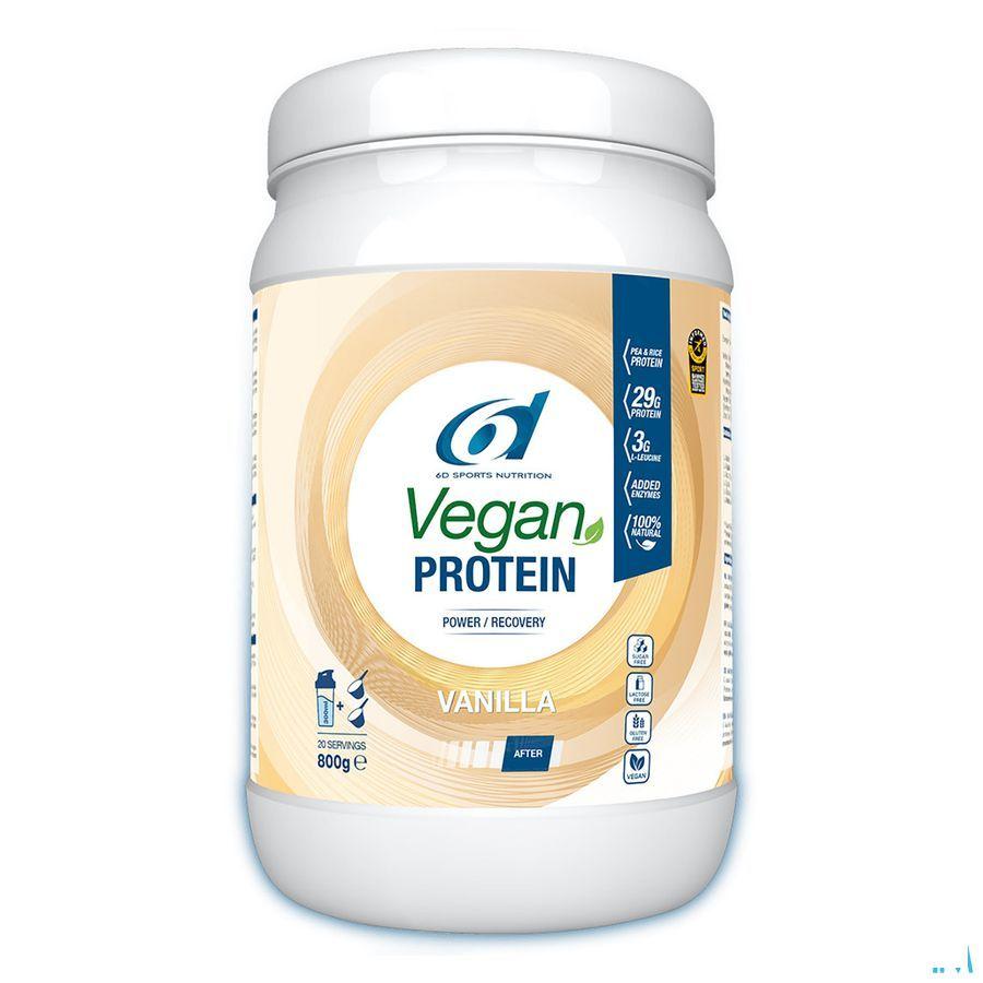 6D Vegan Protein Vanilla 800g