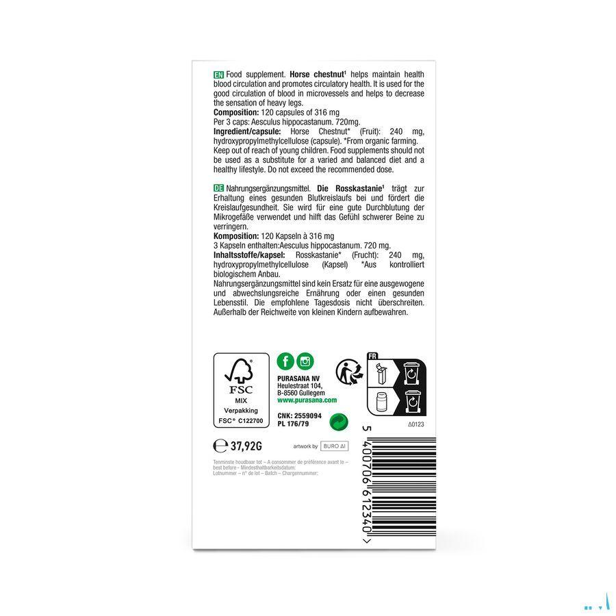 Wilde Kastanje Bio Capsule 120x240 mg