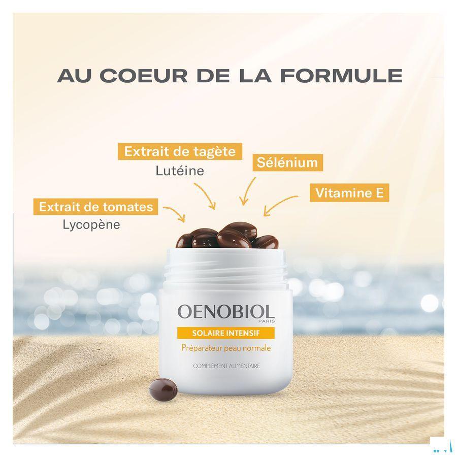 Oenobiol Solaire Intensif Kuur Normale Huid 2x30 Capsule