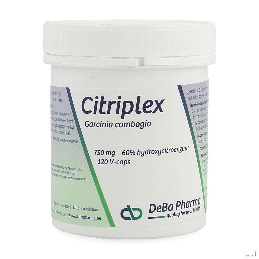 Citriplex V-Capsule 120x750 mg Deba  -  Deba Pharma