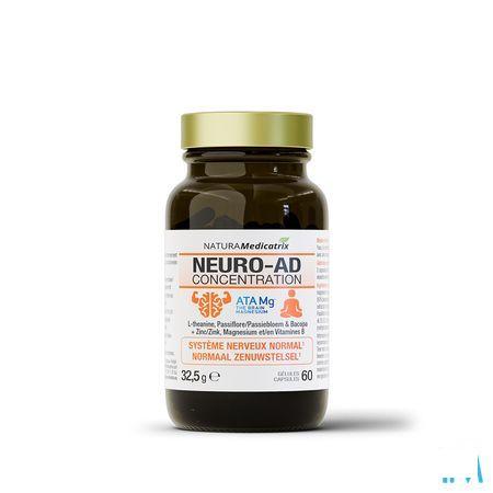 Neuro-ad Concentratie Pot Capsule 60  -  Natura Medicatrix