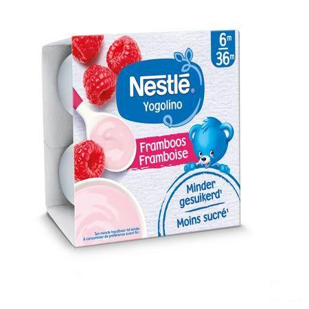 Nestle Yogolino Framboos Raspberry 4x100 gr  -  Nestle