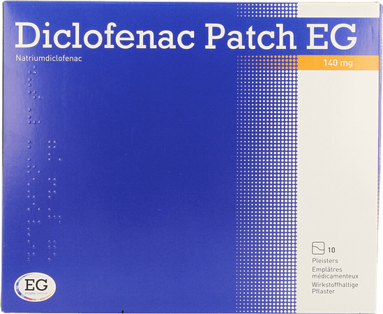 Diclofenac Patch EG 140 mg Pleister 10  -  EG