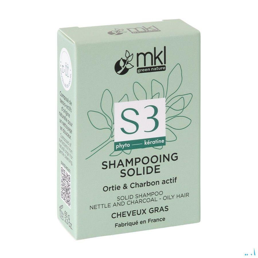 Mkl Solid Shampoo Vet Haar Brandnetels & Houtskool 65G