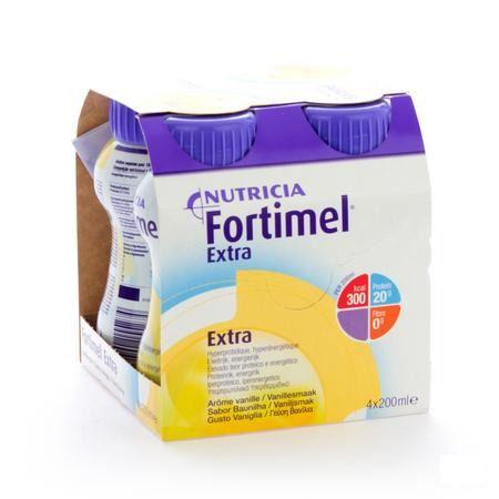 Fortimel Extra Vanille 4x200 ml 3248960  -  Nutricia