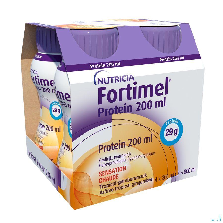 Fortimel Protein 200 ml Tropical Gember 4X200 ml  -  Nutricia
