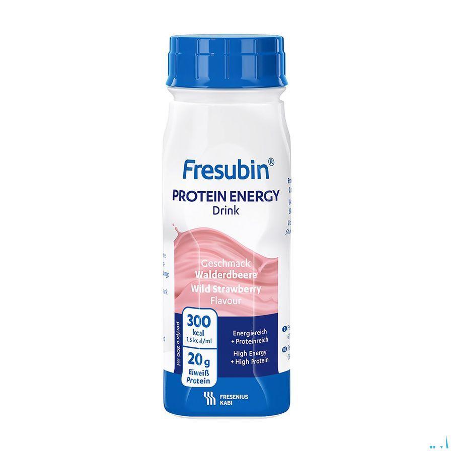 Fresubin Protein Energy Drink 200 ml Fraise Des Bois/bosaardbei  -  Fresenius