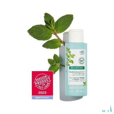 Klorane Gezicht Munt Aquatic Zuiverend Poeder 50 g
