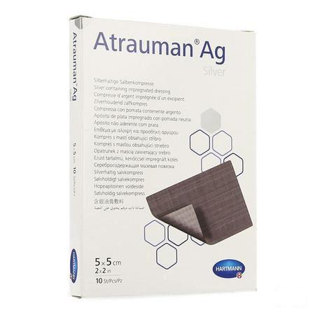 Atrauman Ag 5x5cm St. 10 P/s  -  Hartmann