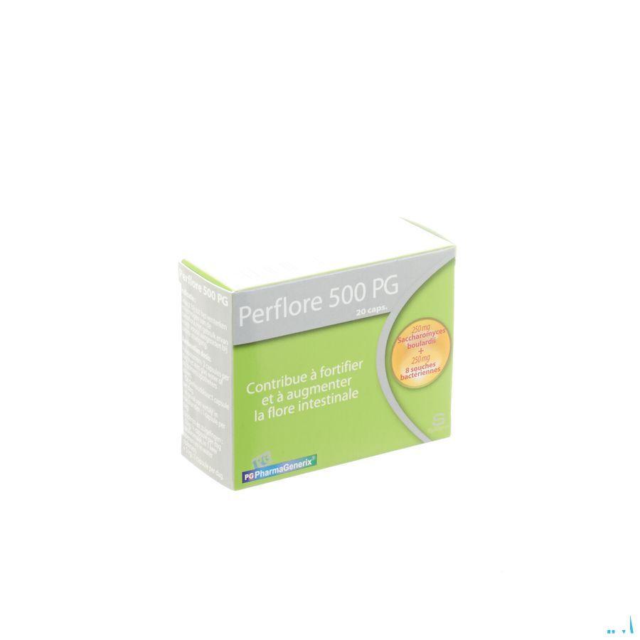 Perflore 500 Pg Pharmagenerix Capsule 20  -  Superphar