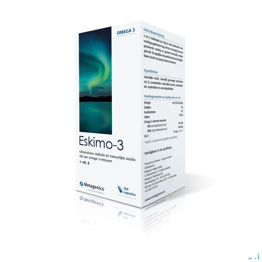 Eskimo-3 Capsule 250x500 mg 3173  -  Metagenics