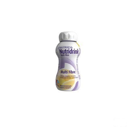Nutridrink Multifibre Banaan 4x200 ml  -  Nutricia