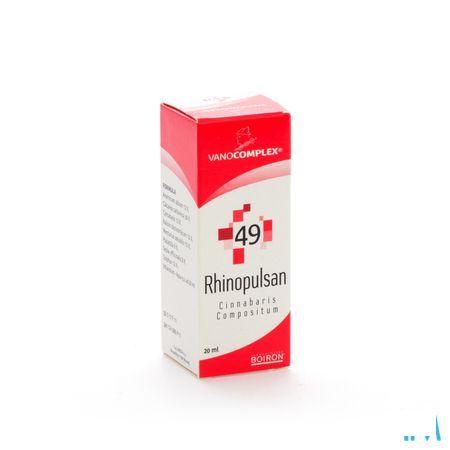 Vanocomplex N49 Rhinopulsan Gutt 20 ml  -  Unda - Boiron