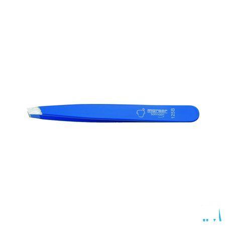 Morser Epileerpincet Schuin Blauw Inox 125b  -  Eureka Pharma