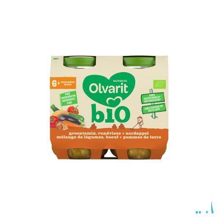 Olvarit Bio Melange Legumes Boeuf Pdt 6M 2X200G  -  Nutricia