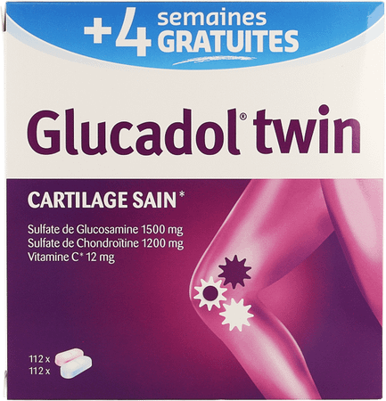 Glucadol Twin Comprimes 2x112